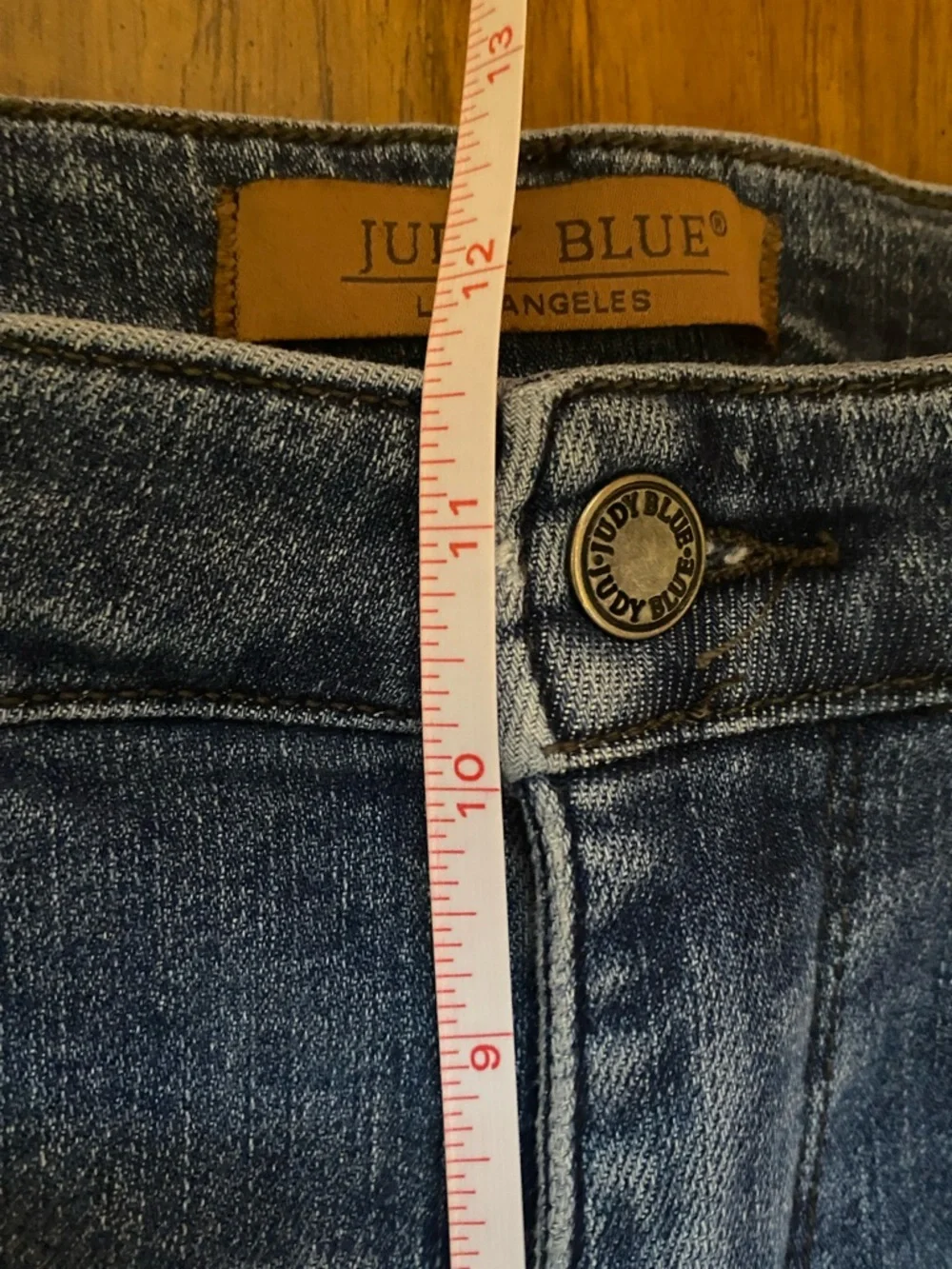 Judy Blue High Waist Cropped Jeans with Braided Side Trim Size 31 - Picture 12 of 13